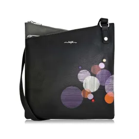 Espe Cosmos Black Messenger Bag (Women's)