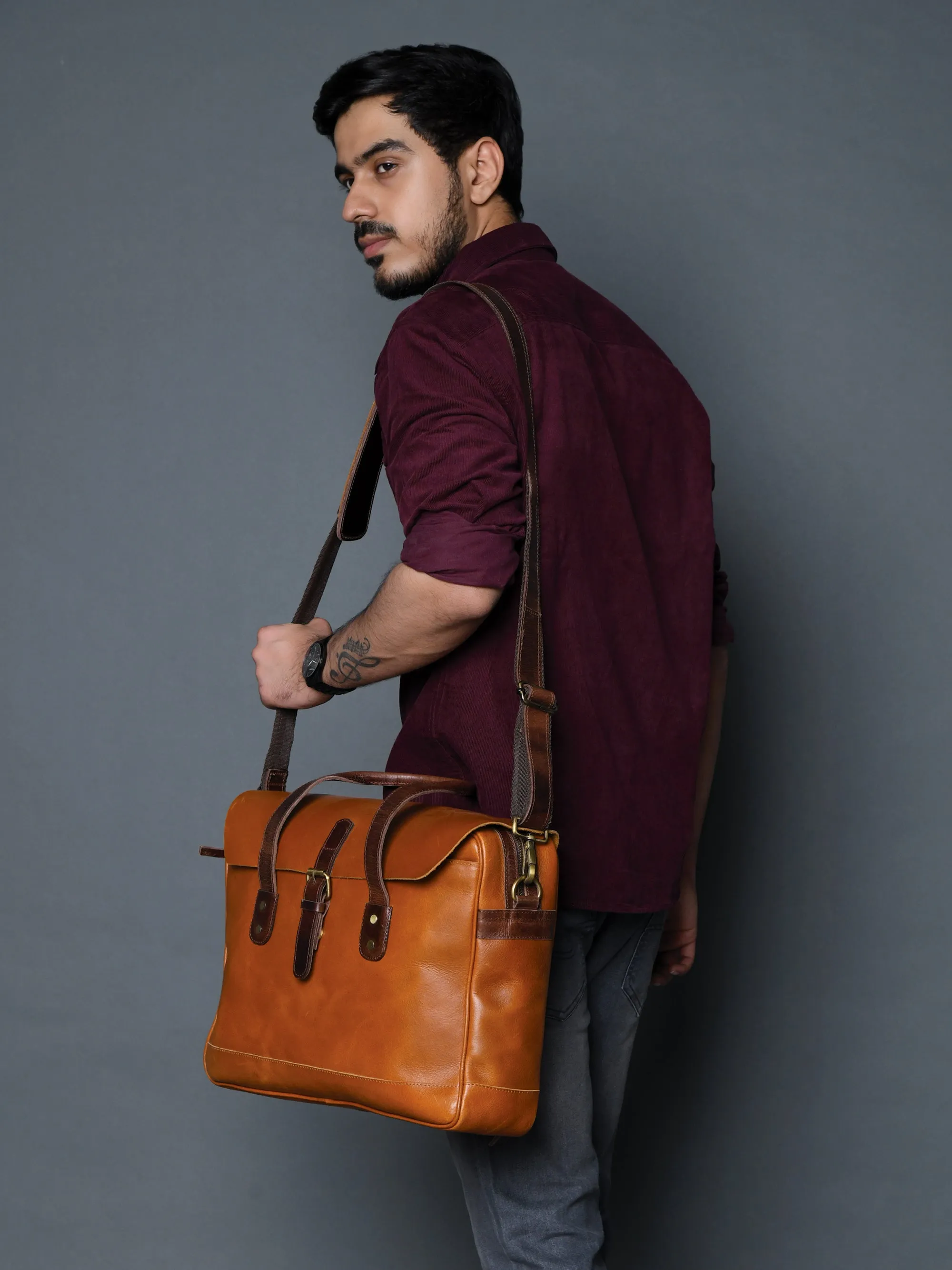 Executive Travel Briefcase Satchel Bag