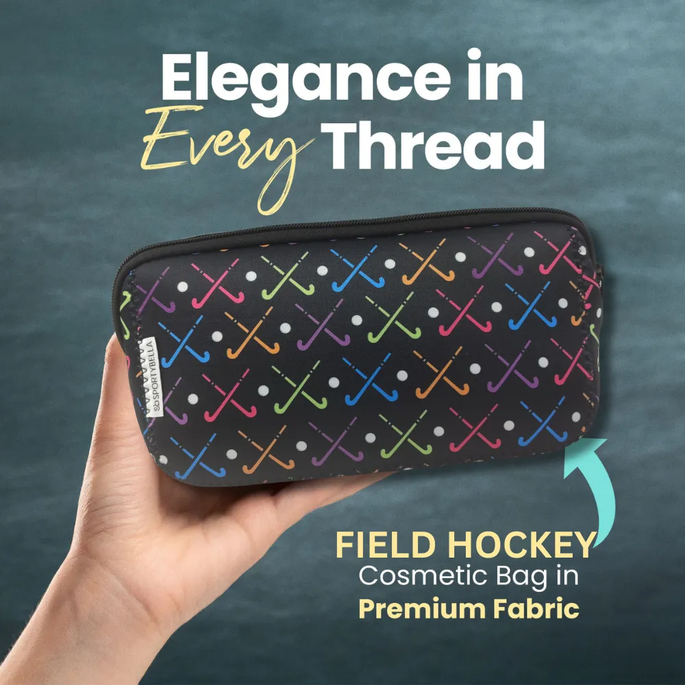 Field Hockey Cosmetic Bag