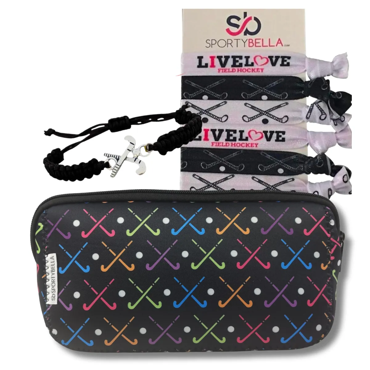 Field Hockey Love Cosmetic Bag Bundle