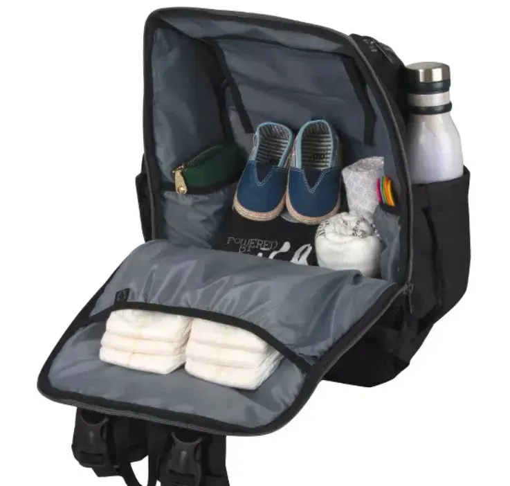 Fisher-Price Kaden Diaper Backpack - Black