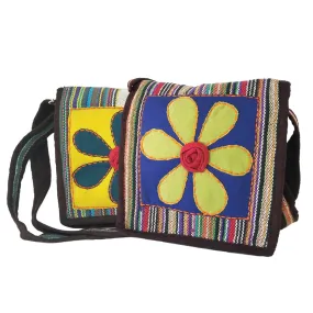 Flower Stitched Bag