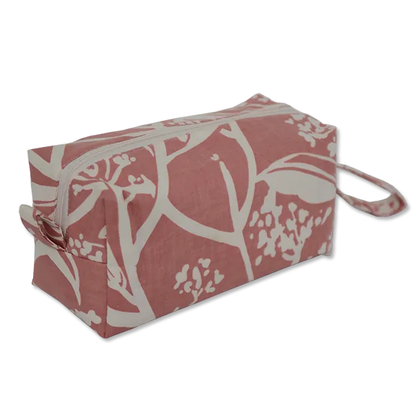 Frangipani Blush Cosmetic Case, Medium