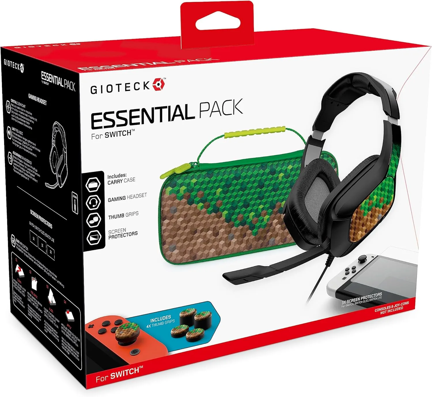 Freemode Essential Pack for Nintendo Switch, Switch Lite, and Switch OLED (Cube)