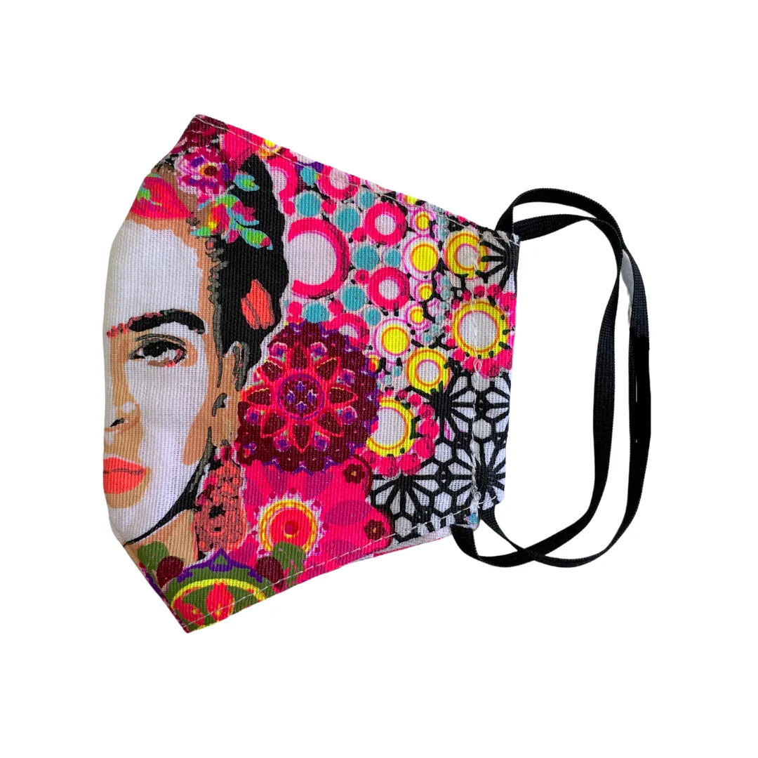 Frida Kahlo Face Mask with Filter Pocket - Thailand