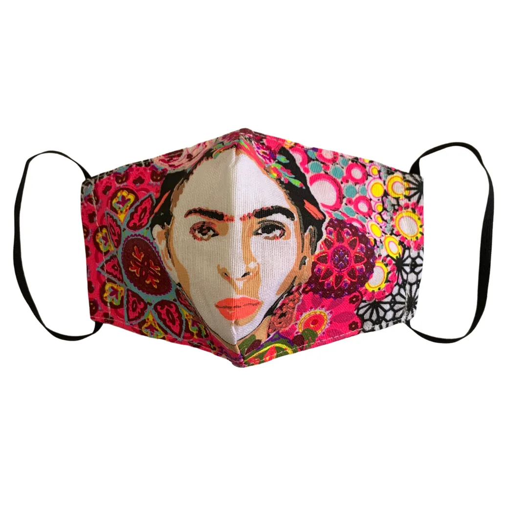 Frida Kahlo Face Mask with Filter Pocket - Thailand