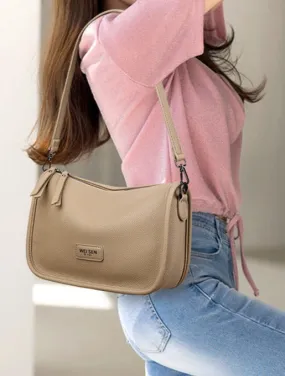 Genuine leather bag this year's popular women's bag new bag horsebit print retro light luxury single shoulder crossbody bag for women