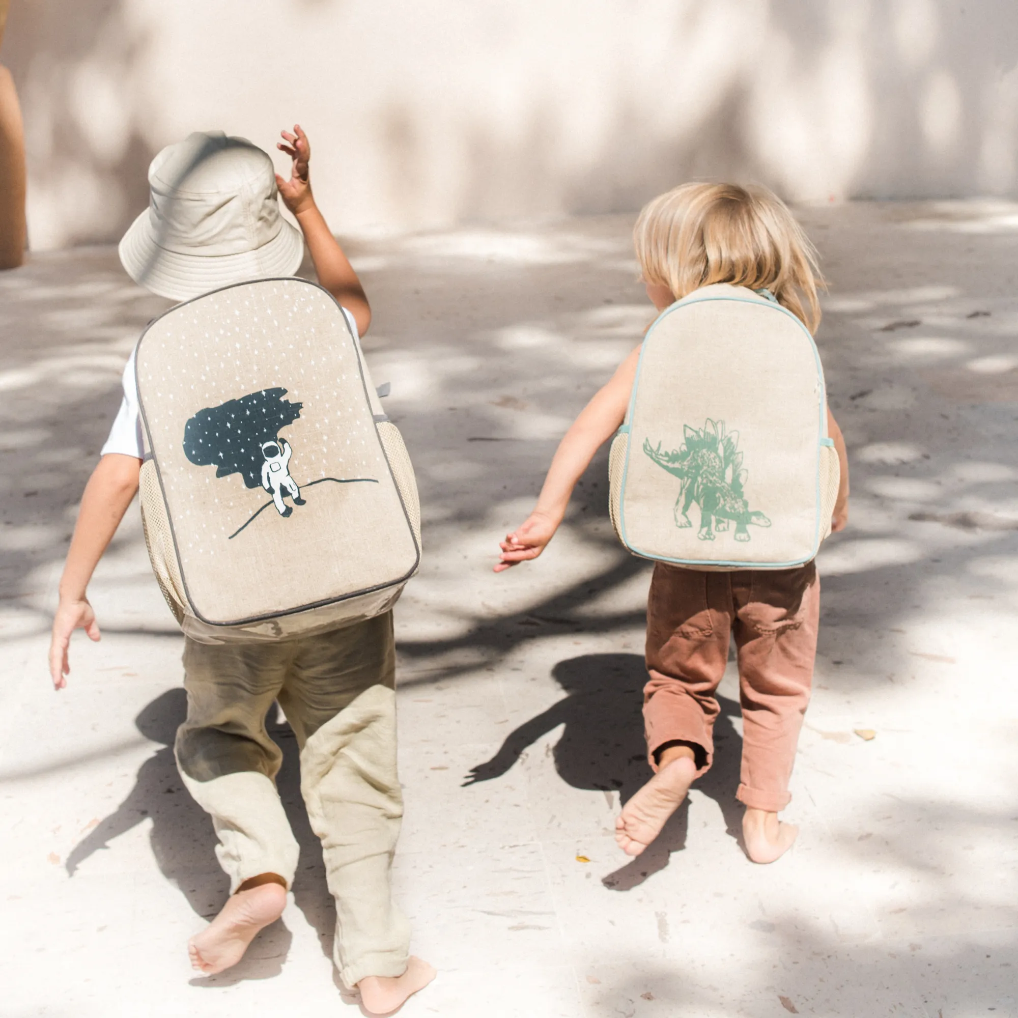 Green Stegosaurus Toddler Backpack