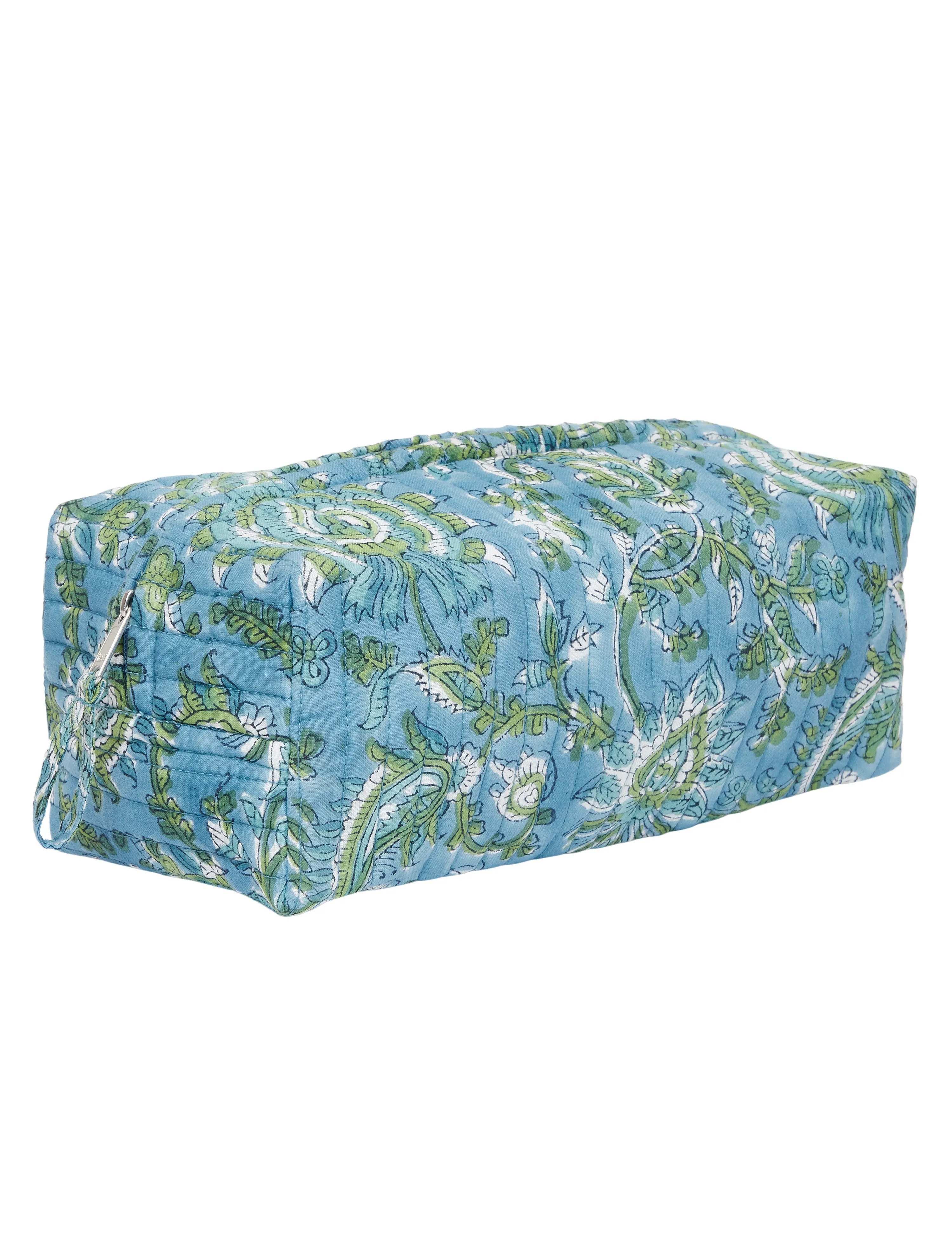 Hand Block Print Cosmetic Wash Bag Large