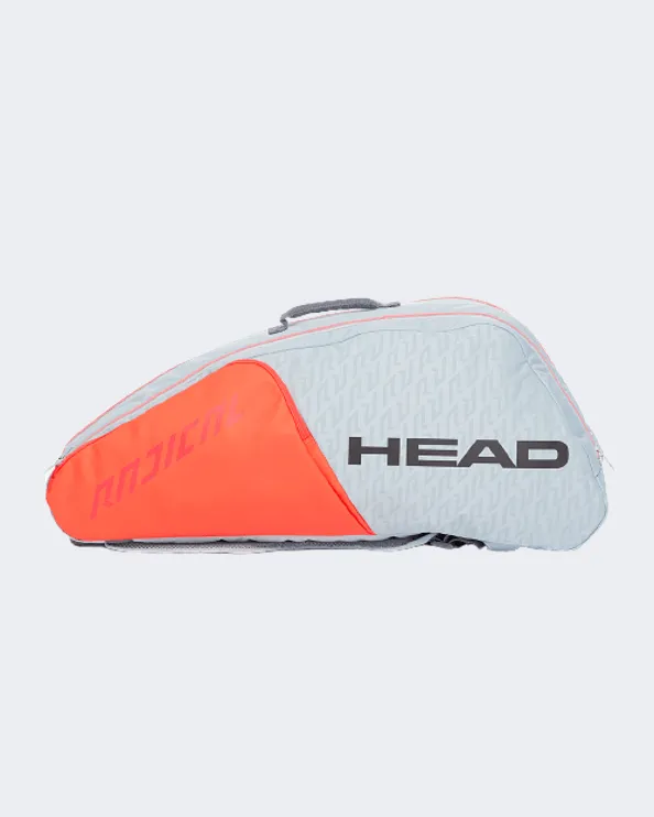 Head Radical 6R Combi NG Tennis Bag Grey/Orange 283521