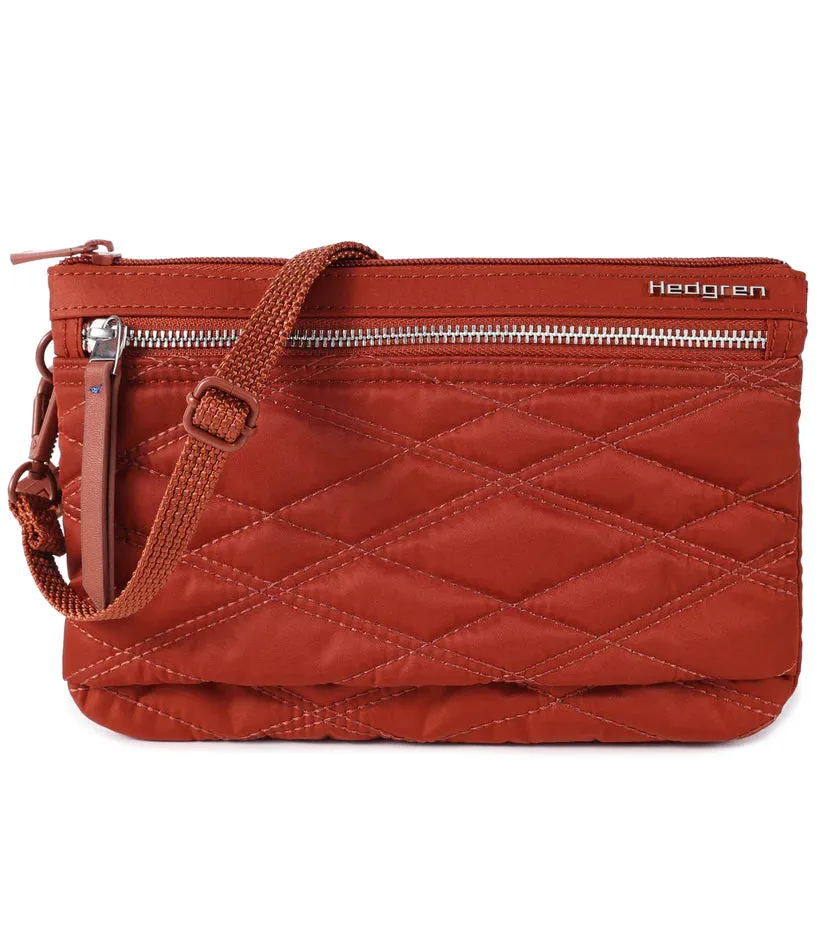 Hedgren - HIC428.857 Emma RFID Crossbody - Quilted Brandy Brown