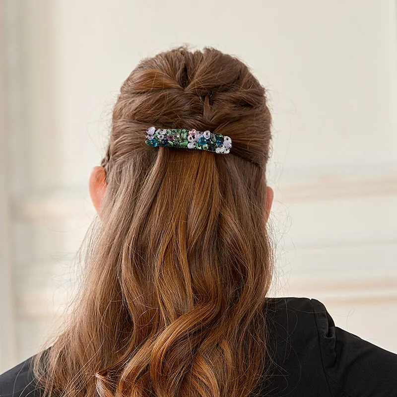 Hyacinth Medium Barrettes