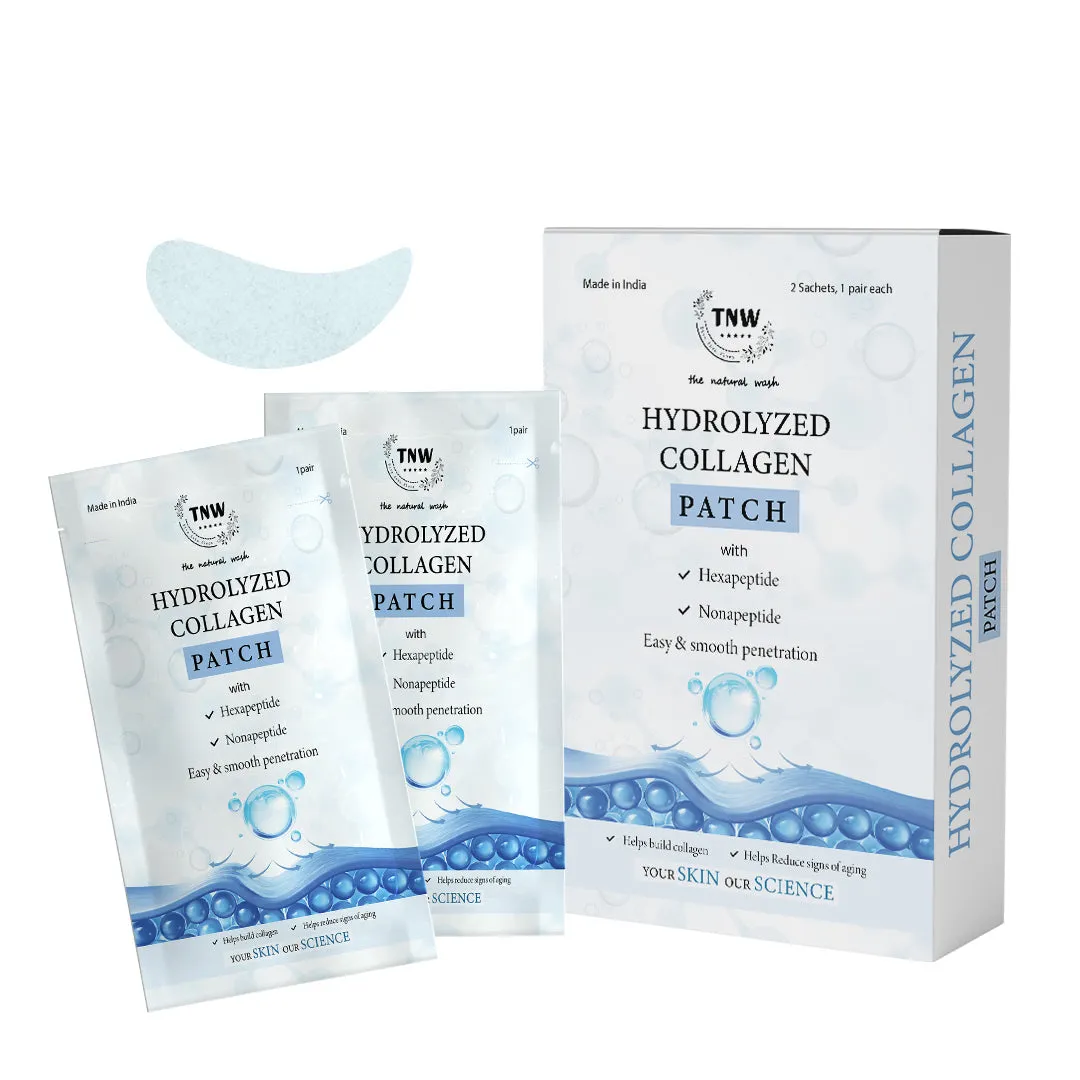 Hydrolyzed Collagen Patch for Firm & Fresh skin | 2 Sachet, 1 Pair Each .