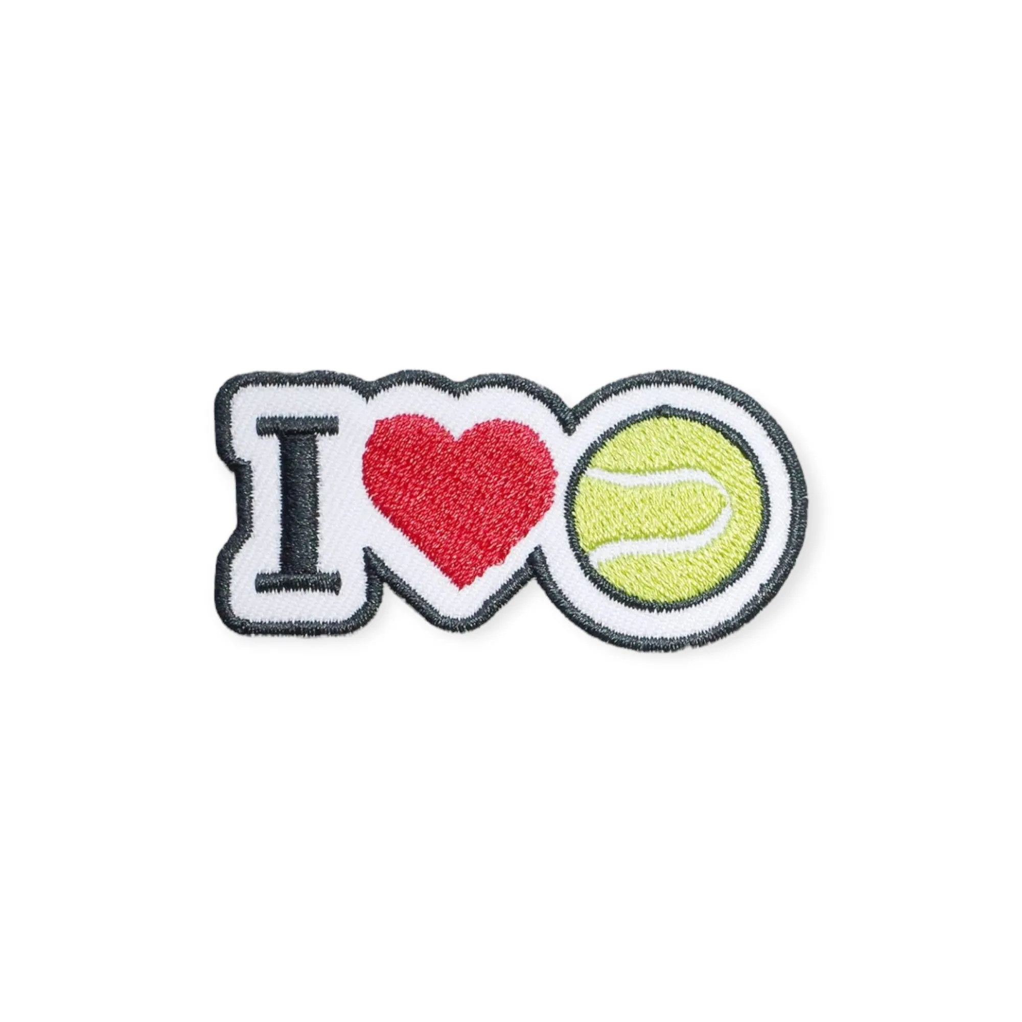 I love Tennis 2.5" x 1"