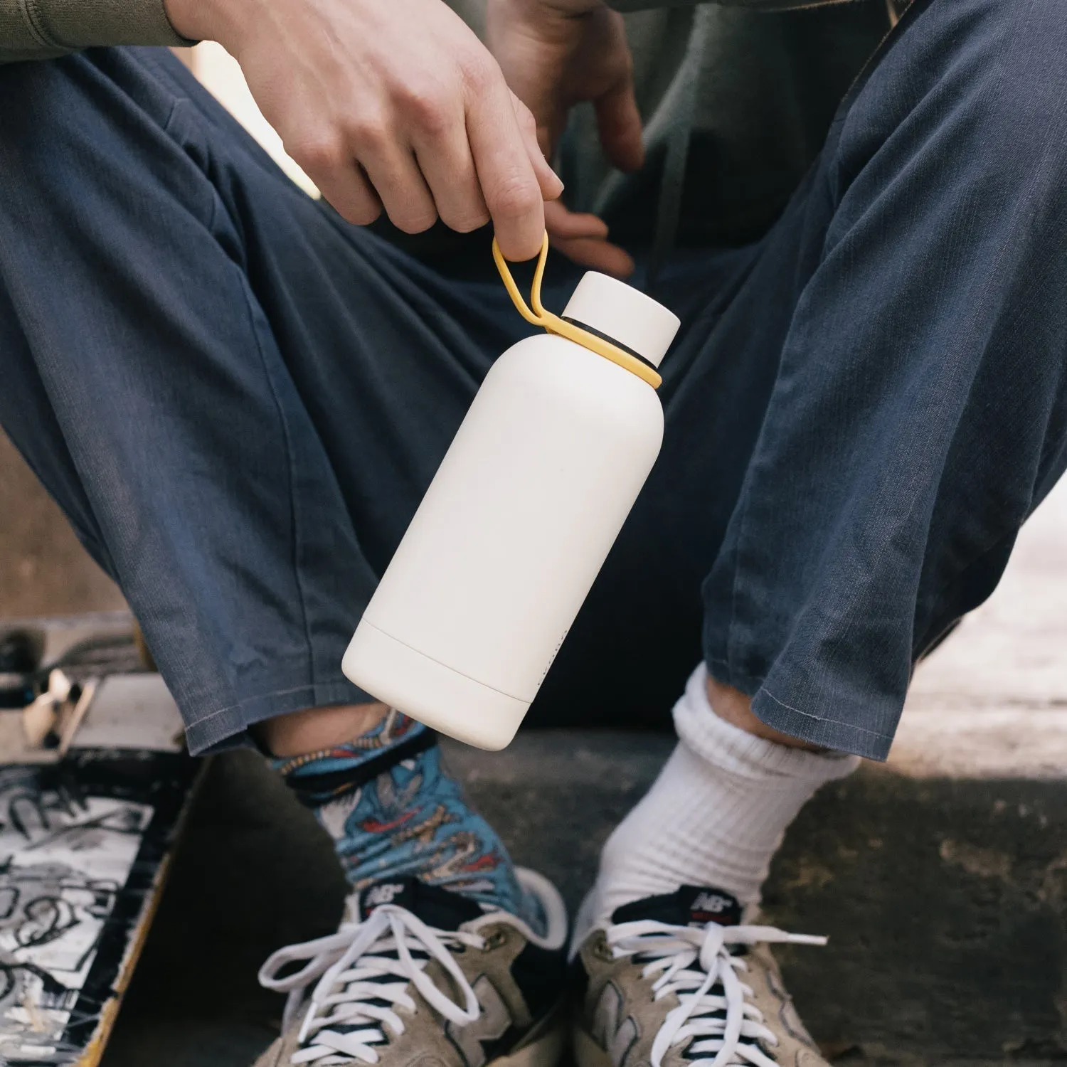 Insulated Reusable Bottle 12 Oz - Ivory