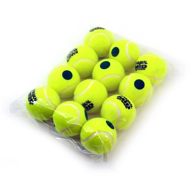 Karakal Mid Tennis Balls Green x 12