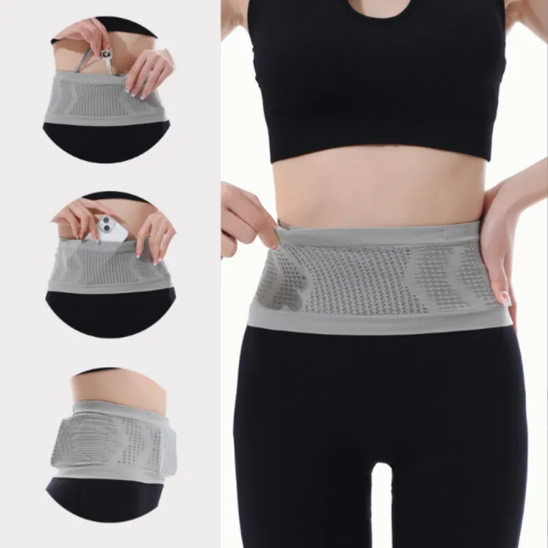 Knitted breathable waist bag - ergonomic and safe