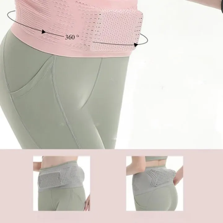 Knitted breathable waist bag - ergonomic and safe