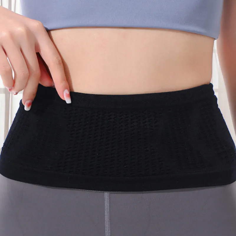 Knitted breathable waist bag - ergonomic and safe