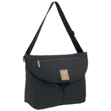 Lassig Manu Messenger Diaper Bag- Black