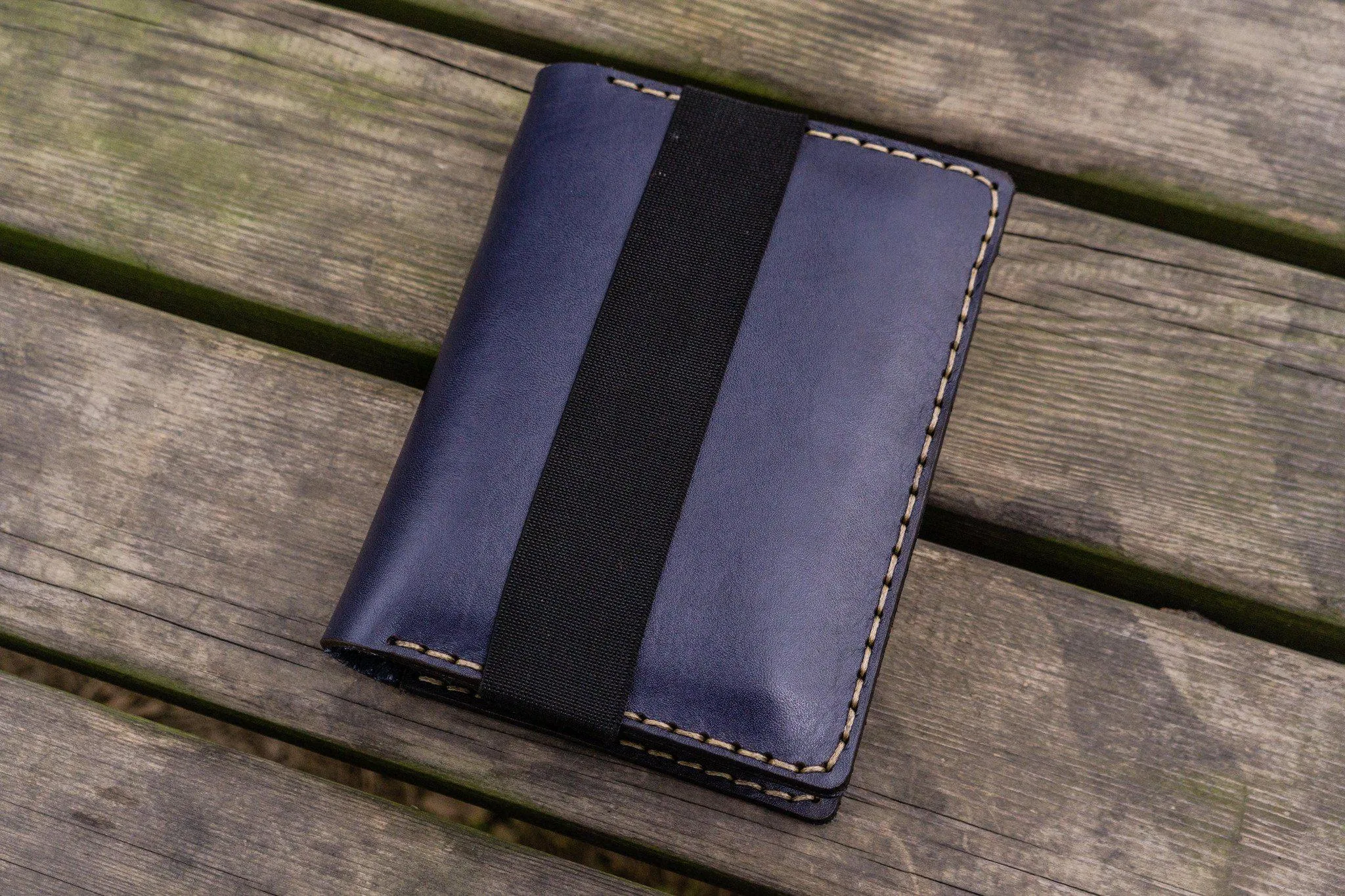 Leather Leuchtturm1917 A6 Notebook Cover - Navy Blue