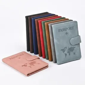 Leather Passport and Card Holder