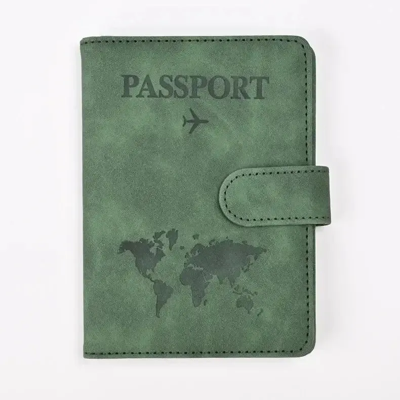 Leather Passport and Card Holder