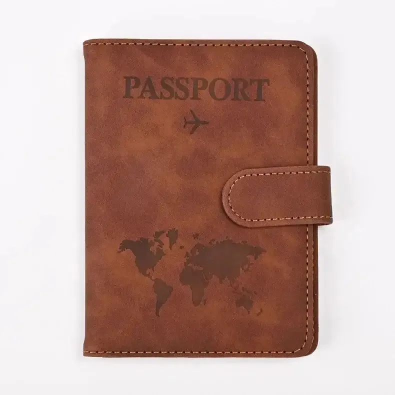 Leather Passport and Card Holder