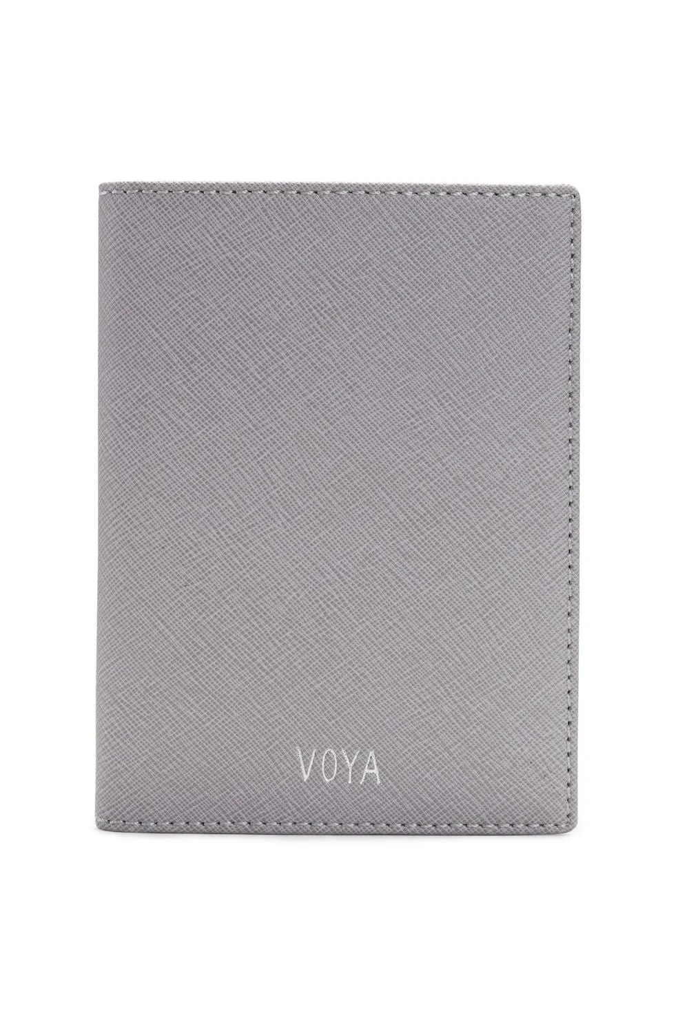 Leather Passport Holder White