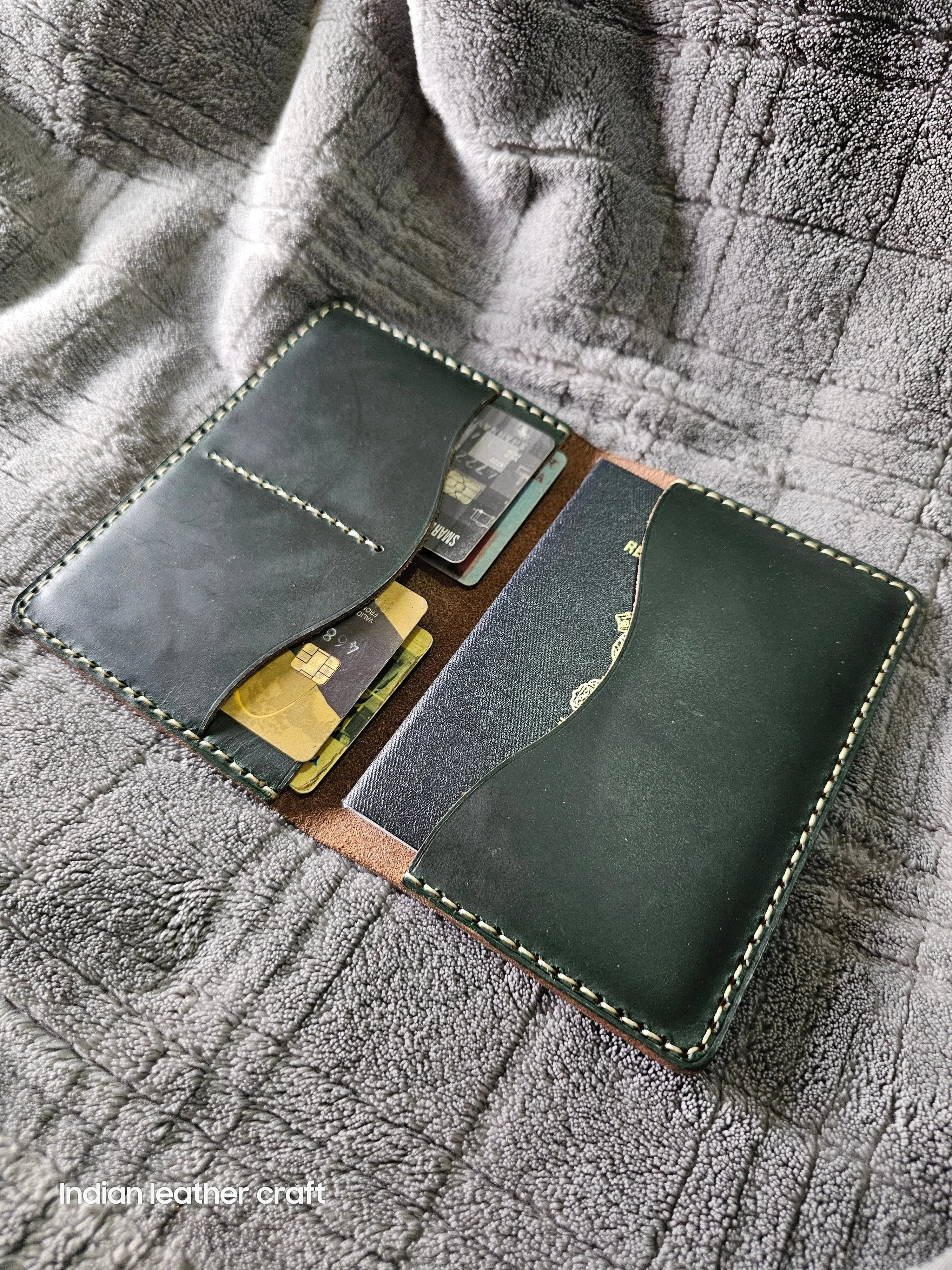 leather passport wallet