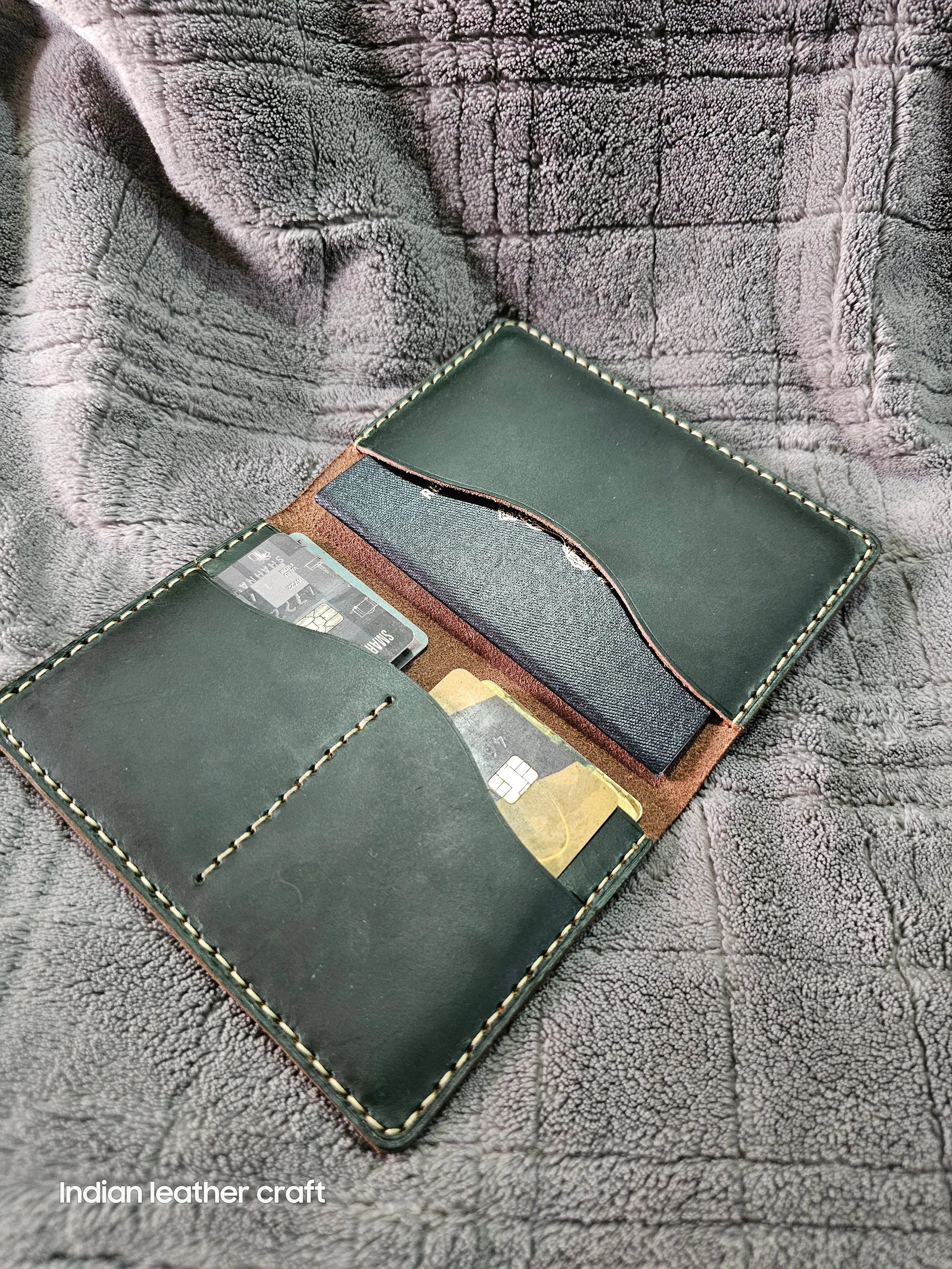 leather passport wallet