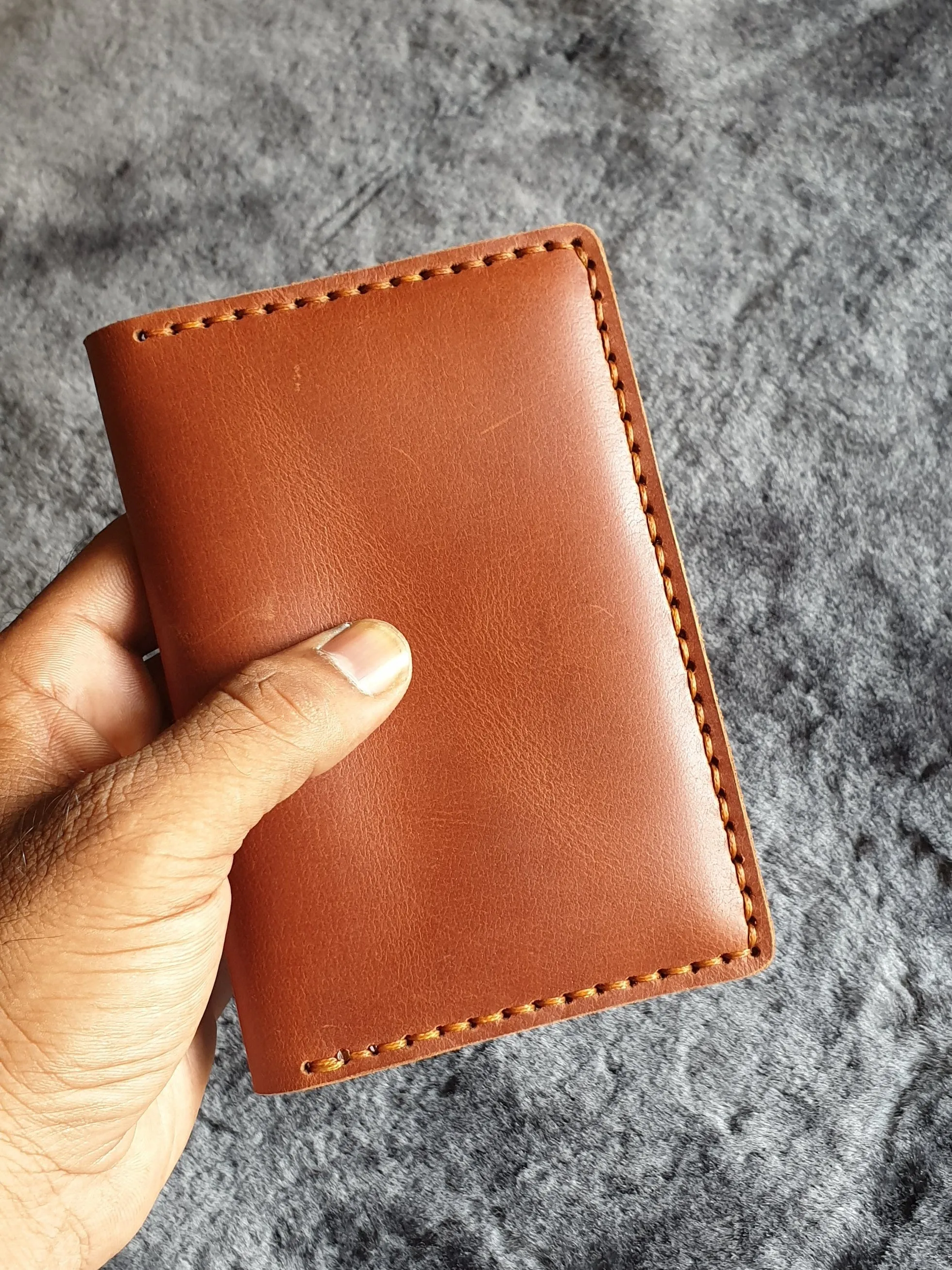 leather passport wallet