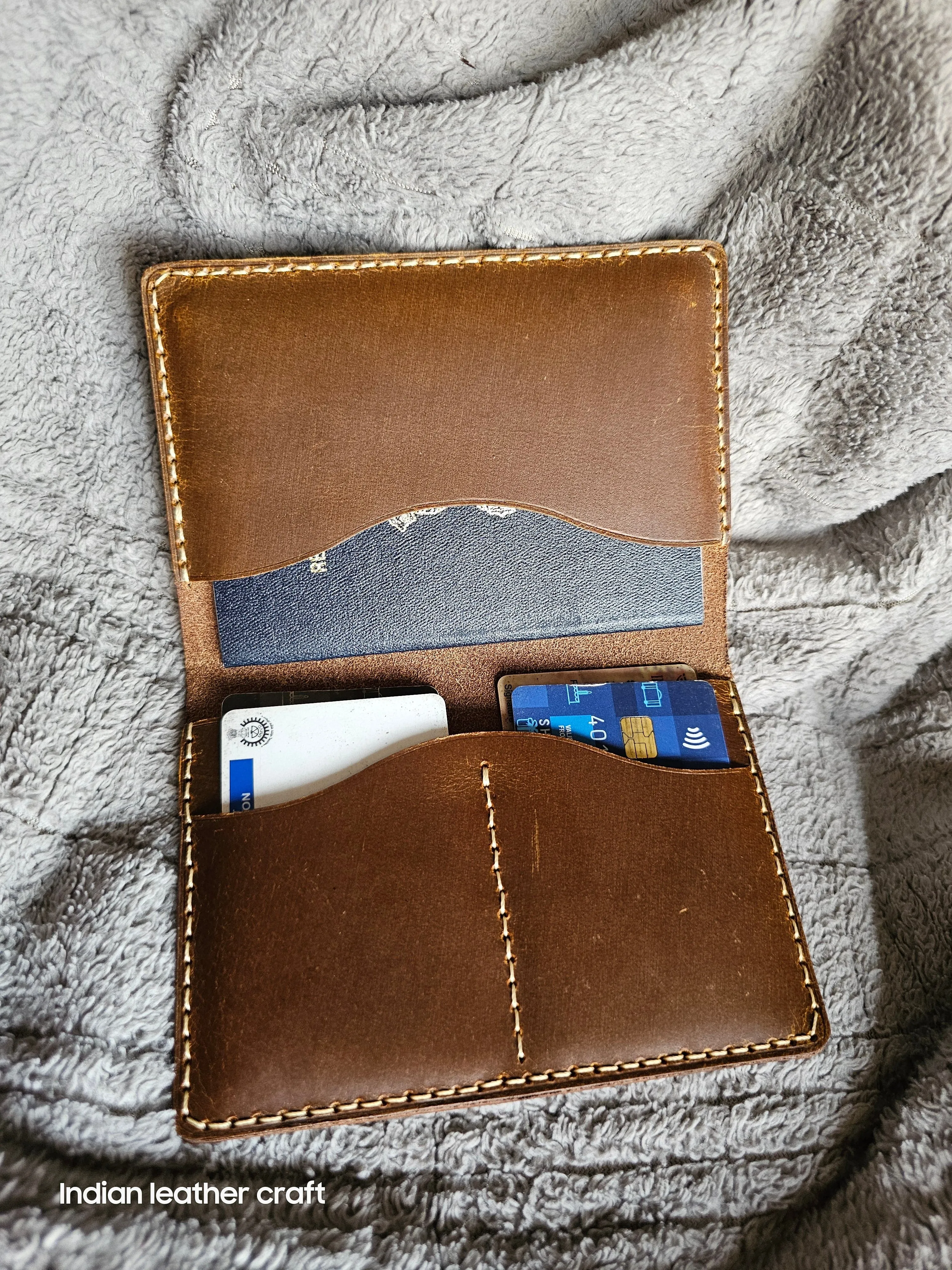 leather passport wallet