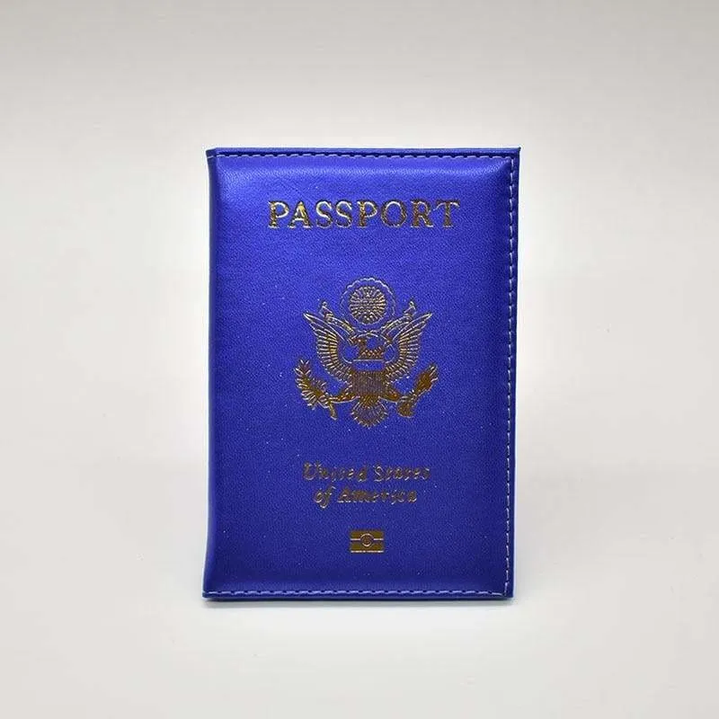 Leather USA passport holder