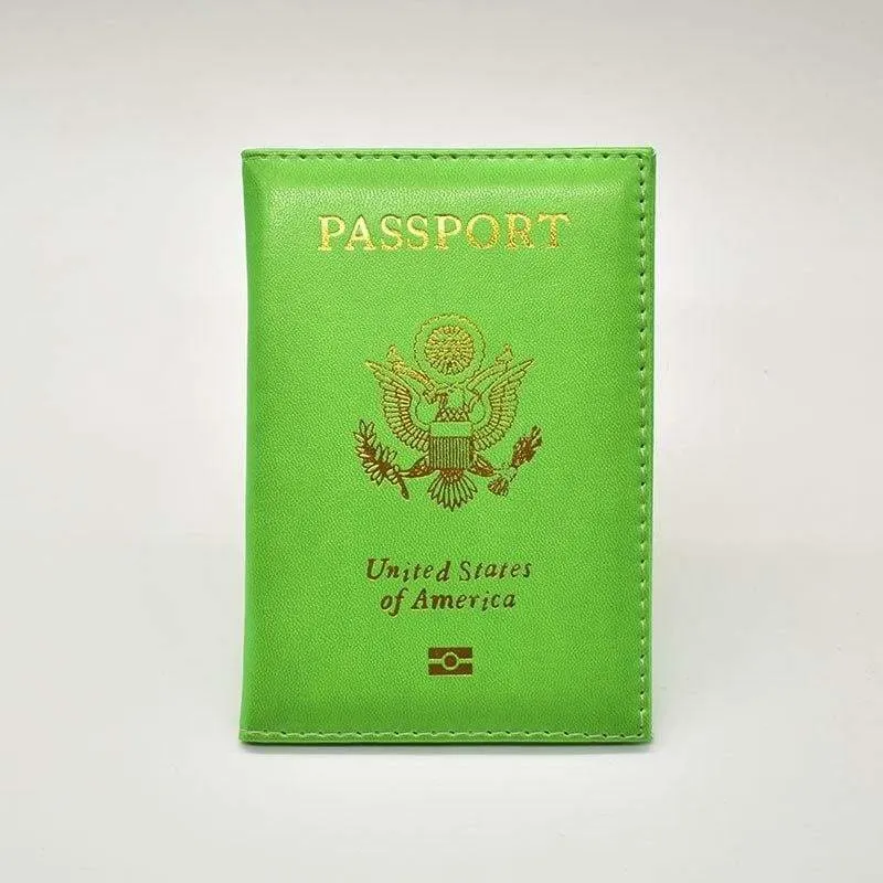 Leather USA passport holder