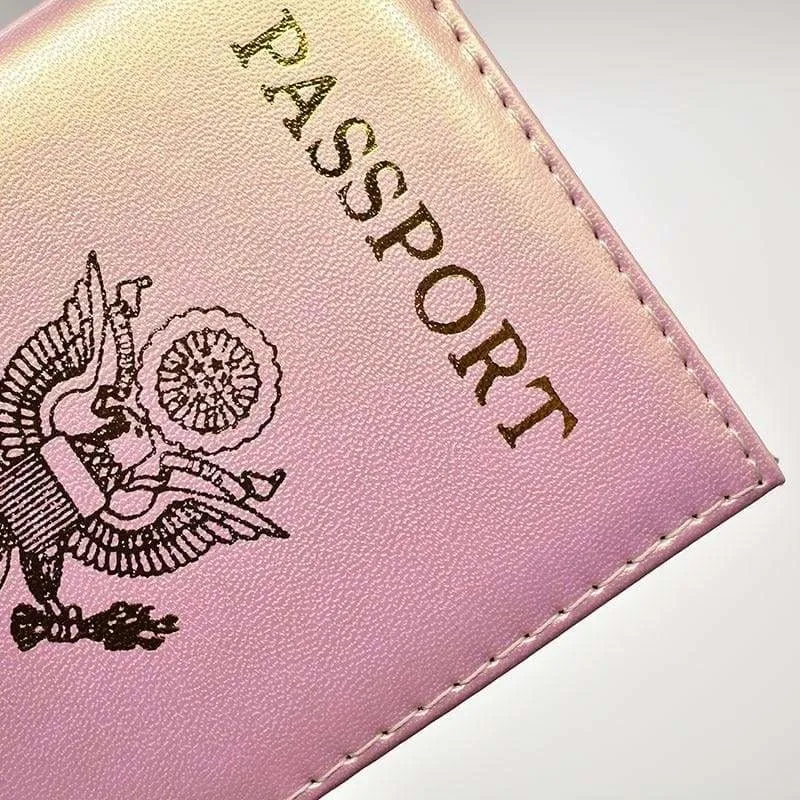 Leather USA passport holder