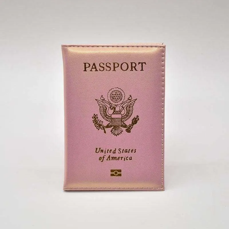 Leather USA passport holder