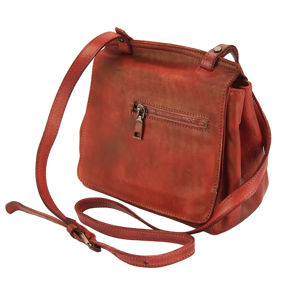 Livio leather Messenger bag