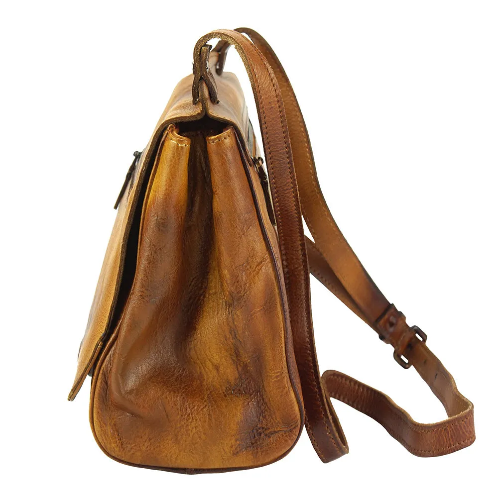 Livio leather Messenger bag