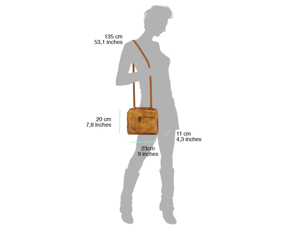 Livio leather Messenger bag