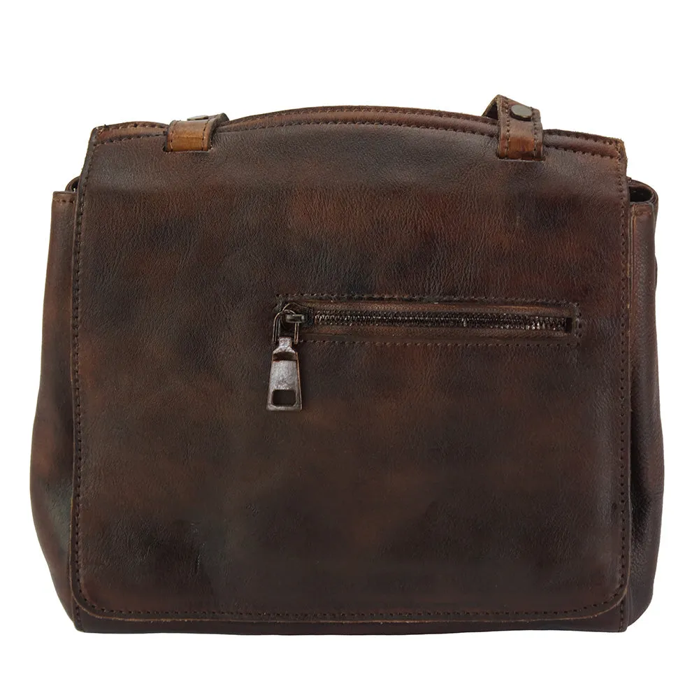 Livio leather Messenger bag