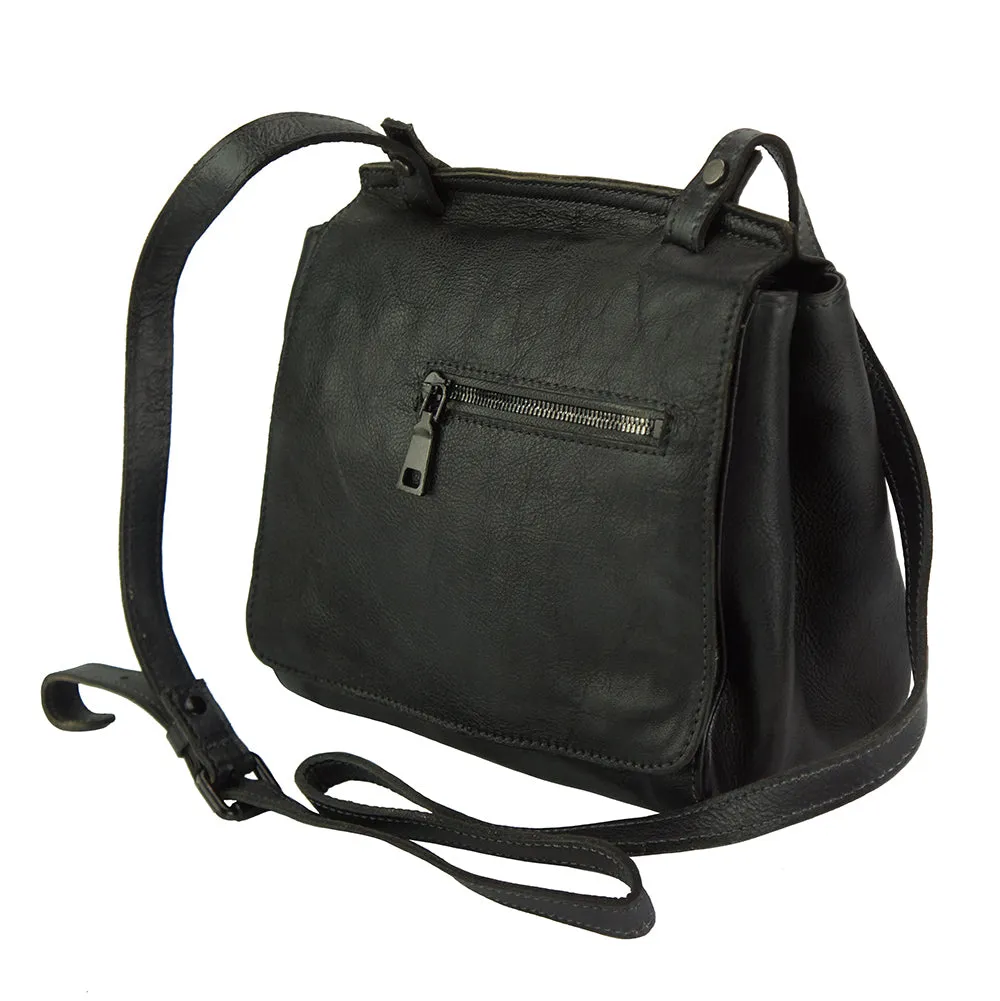 Livio leather Messenger bag