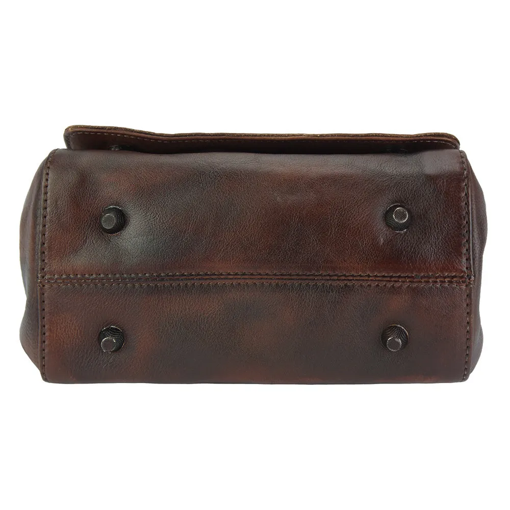 Livio leather Messenger bag