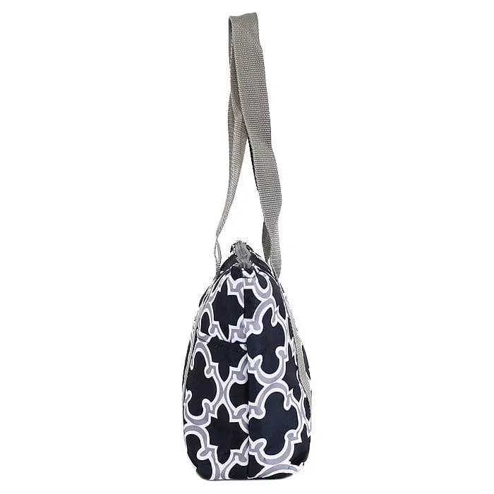 LT15-708 Quatrefoil Print Lunch Bag/Cooler