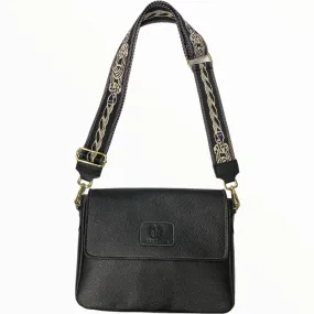 Mandy. Black leather limited edition bag