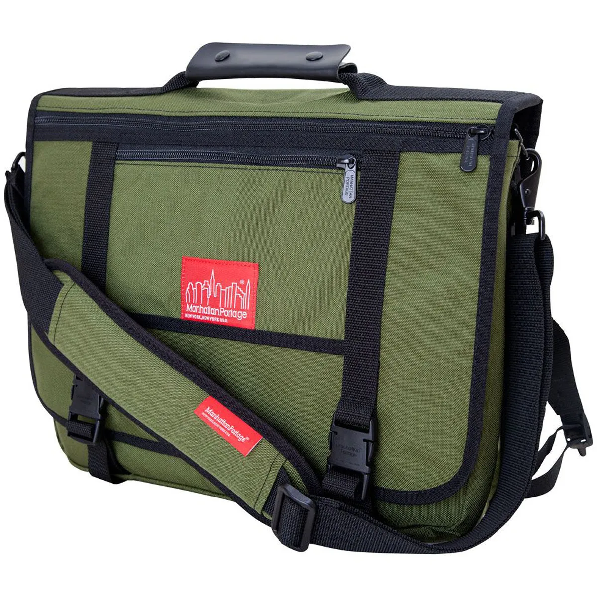 Manhattan Portage The Wallstreeter With Back Zipper