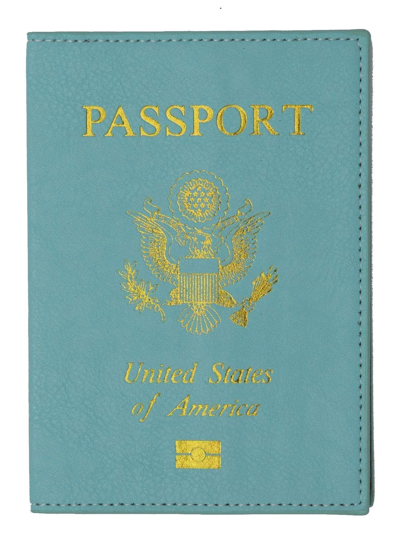 Marshal USA Gold Logo Passport Cover Holder for Travel 151 PU USA (C)