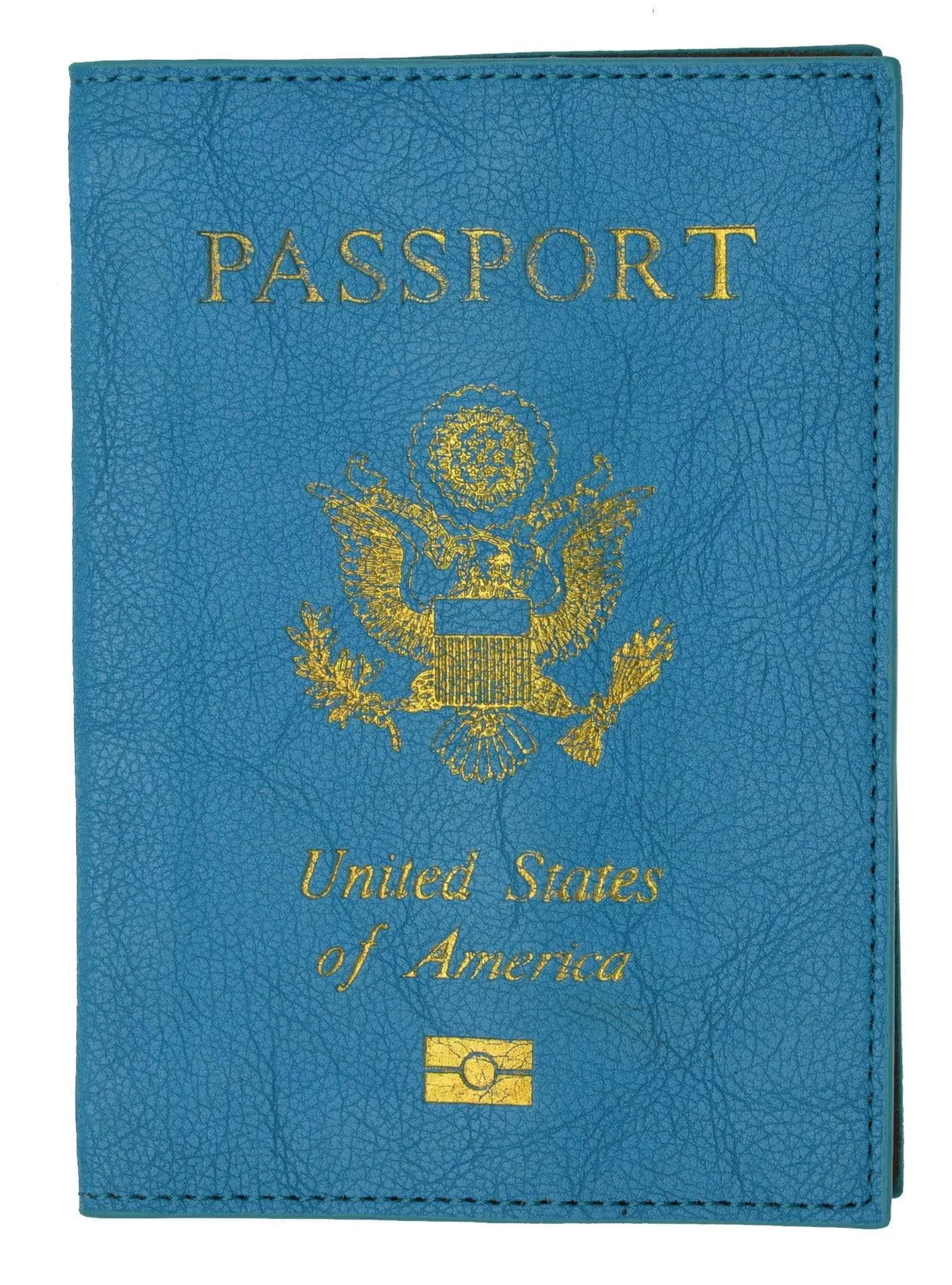 Marshal USA Gold Logo Passport Cover Holder for Travel 151 PU USA (C)