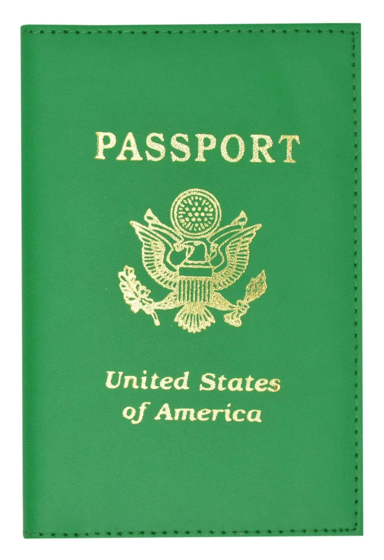 Marshal USA Gold Logo Passport Cover Holder for Travel 151 PU USA (C)