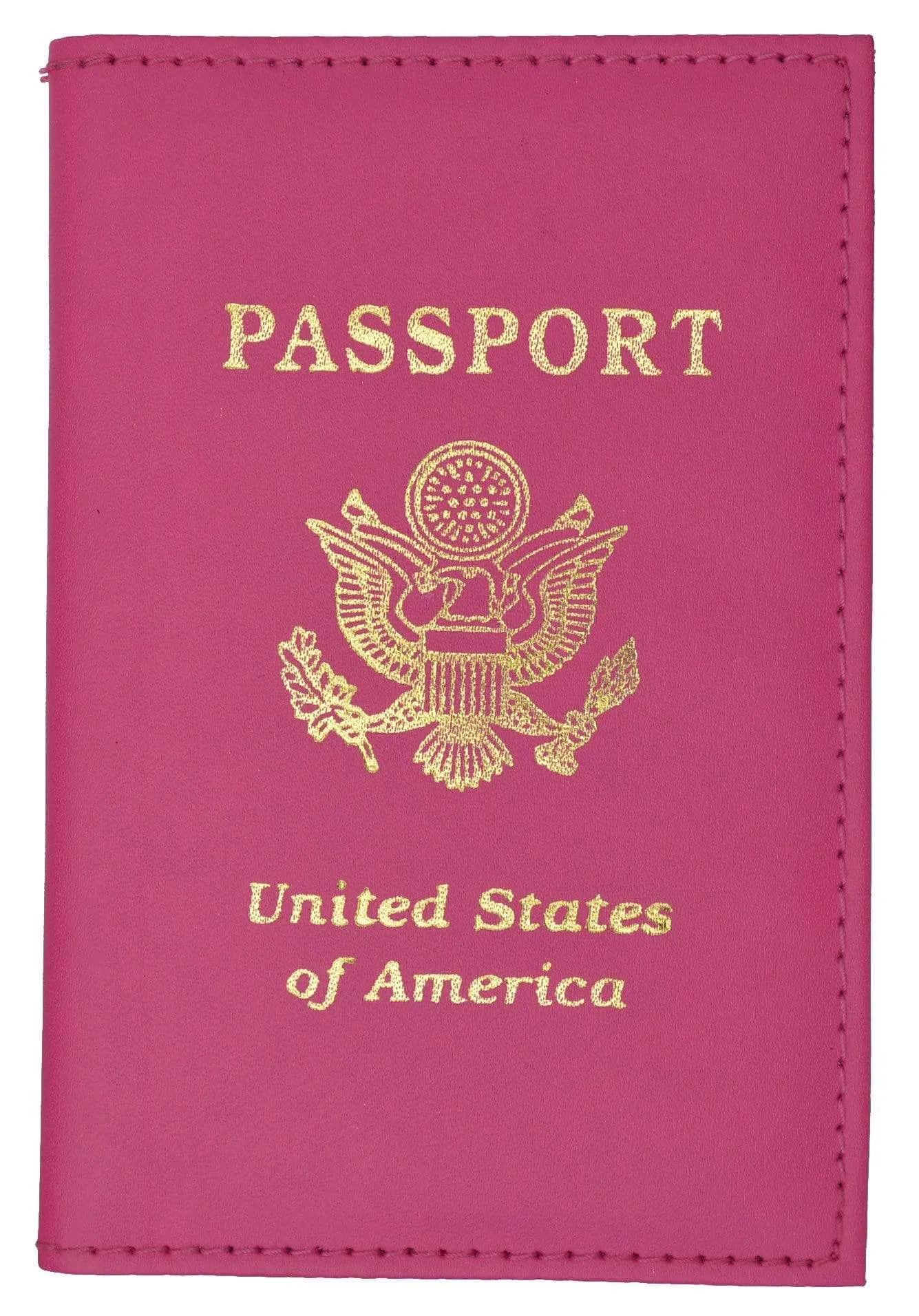 Marshal USA Gold Logo Passport Cover Holder for Travel 151 PU USA (C)